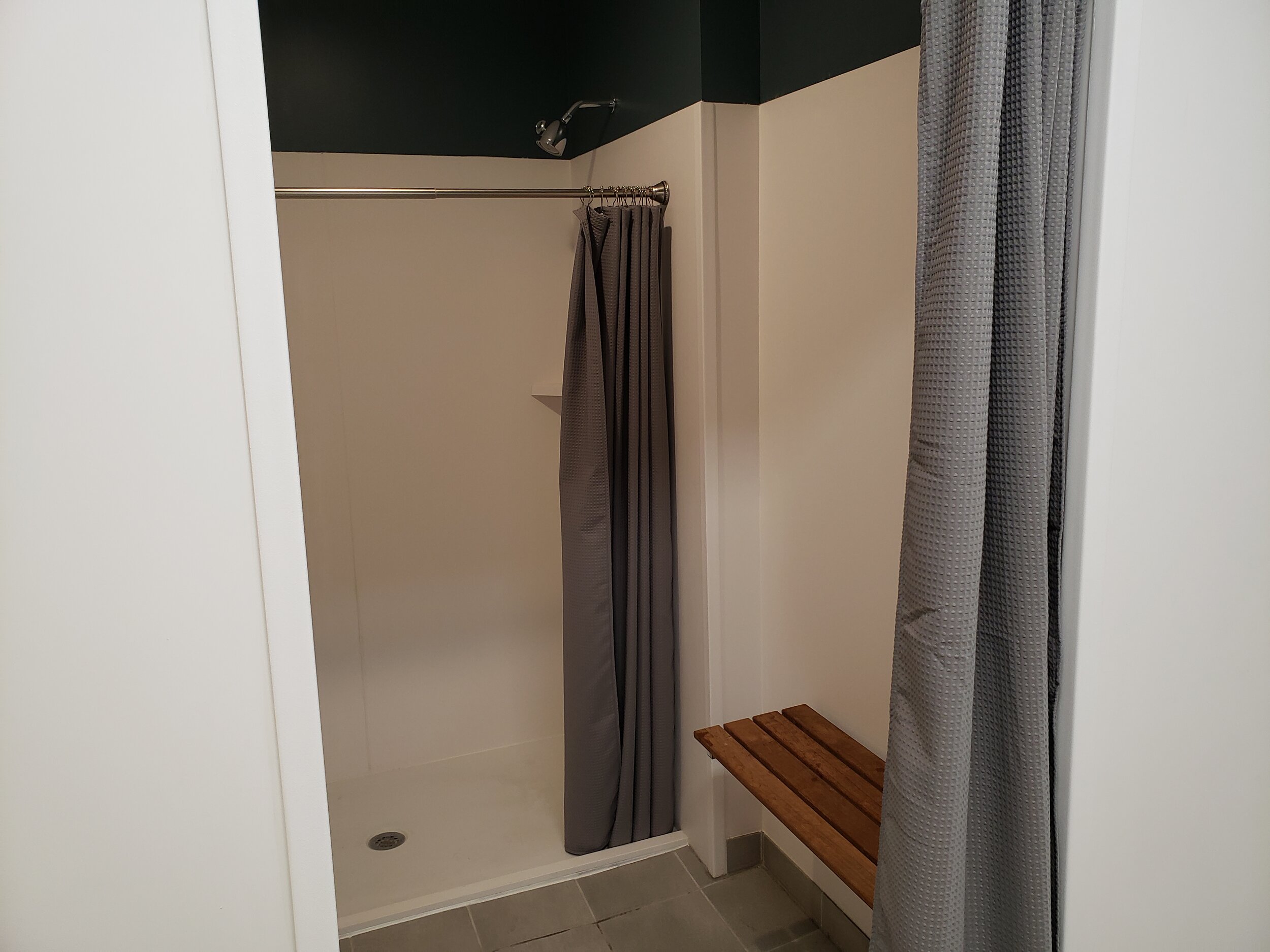 first floor shower