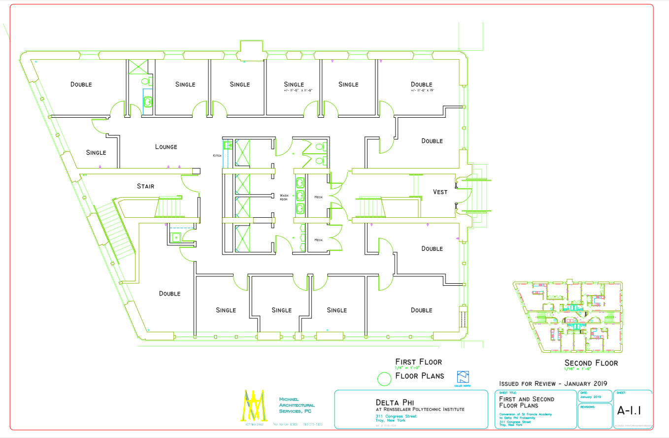 first floor plans of academy